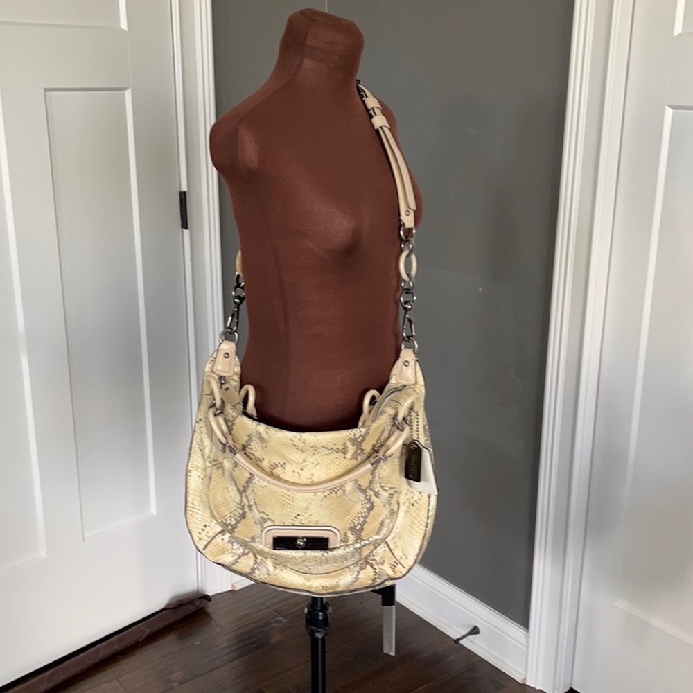 Ltd Edition Coach Kristin Python Leather Bag EUC!